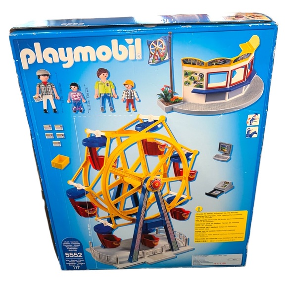 Playmobil Toys Playmobil 5552 Summer Fun Ferris Wheel Carnival With